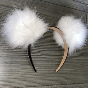 Flurry White Minnie Ears